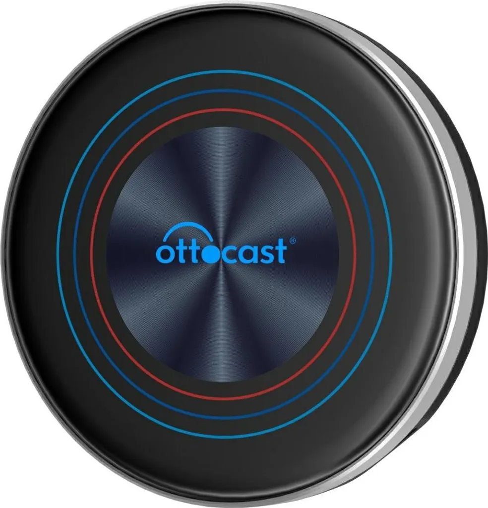 Ottocast I3 Adaptateur sans Fil avec Processeur Rapide et Design Noir