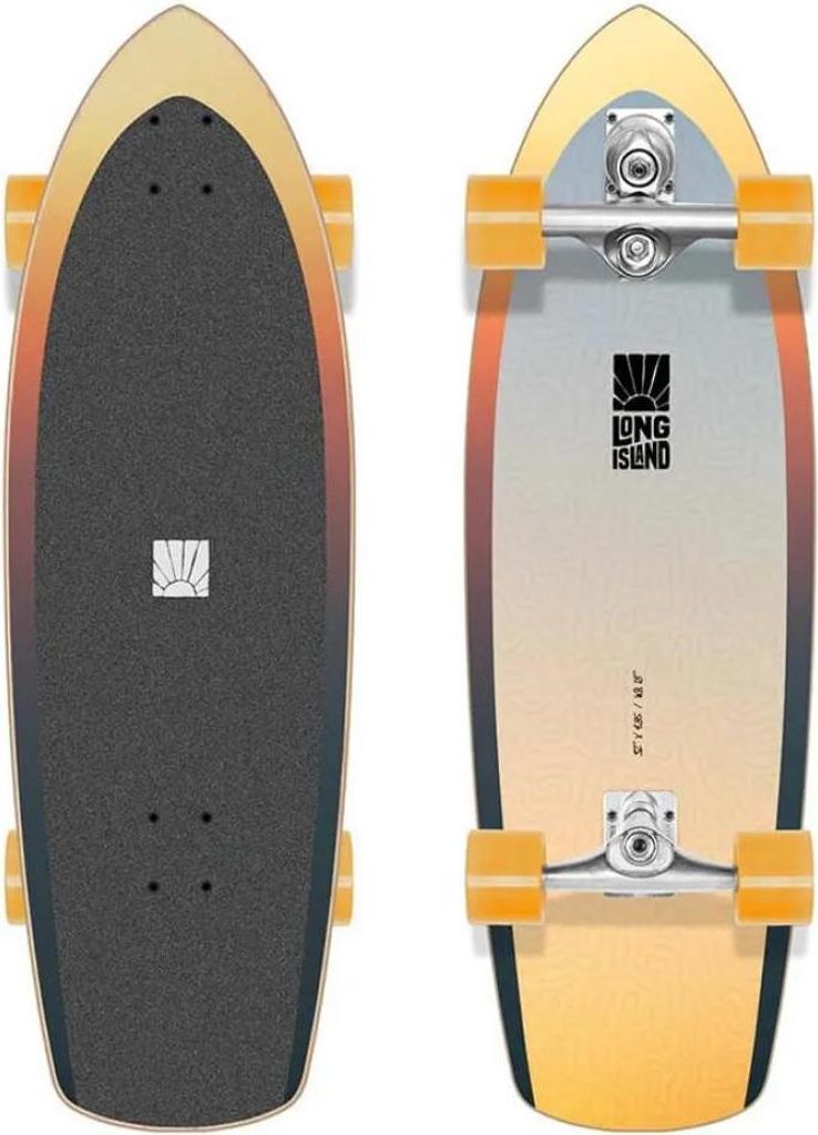 Long Island Odyssey 32 ́ ́x9.85 ́ ́x18 ́ ́ Surfskate Golden Golden One Size