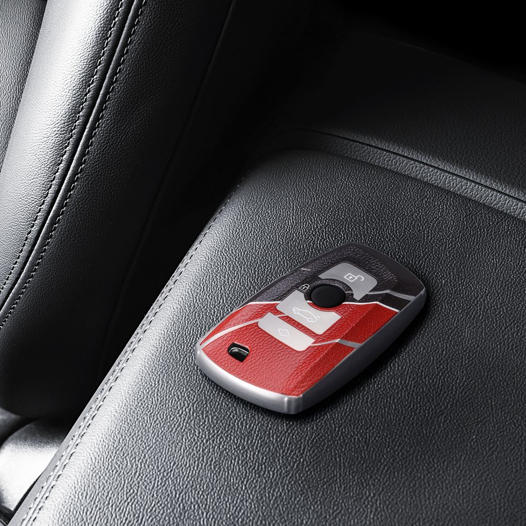 kwmobile Autoschlüssel Hülle kompatibel mit VW Skoda Seat 3-Tasten