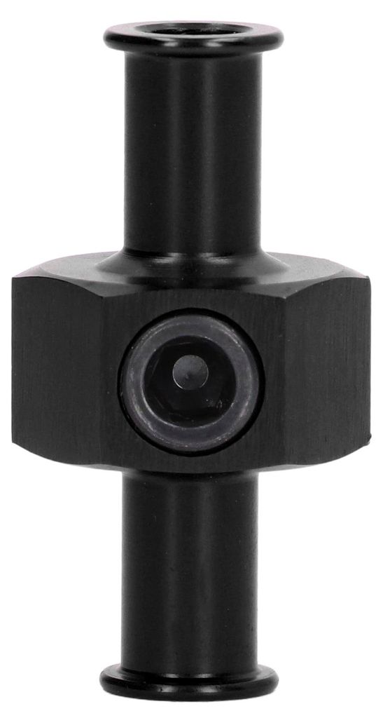 Kraftstoff-Manometer-Adapter, T-Form, 3/8 Zoll Schlauchanschluss, 1/8 Zoll NPT-Anschluss, Universal-Autoteile, Schwarz
