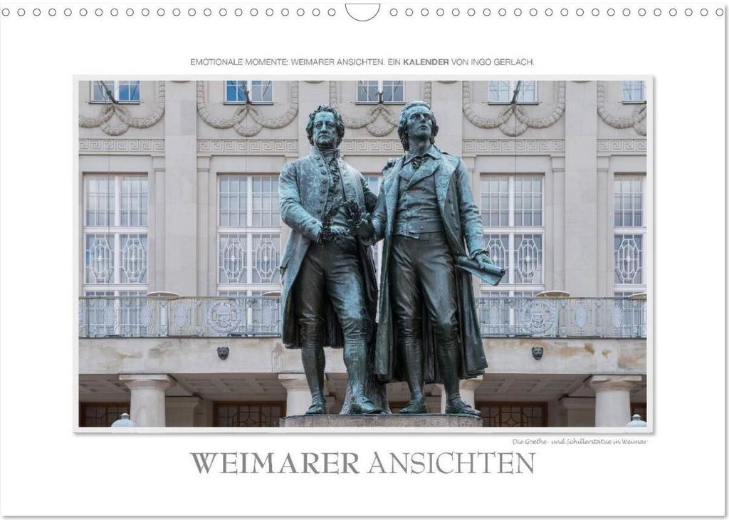 Emotionale Momente: Weimarer Ansichten. (Wandkalender 2026 DIN A3 quer), CALVENDO Monatskalender