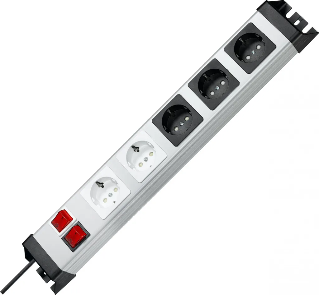 Kopp Powerversal Prise Multiple 2+3 avec Double Interrupteur 226202011