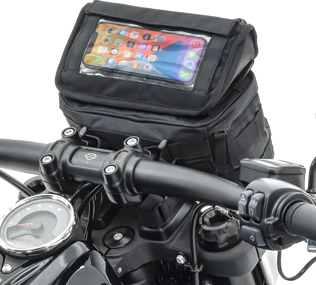 Sacoche guidon : solution GPS et rangement pour chopper/vélo custom