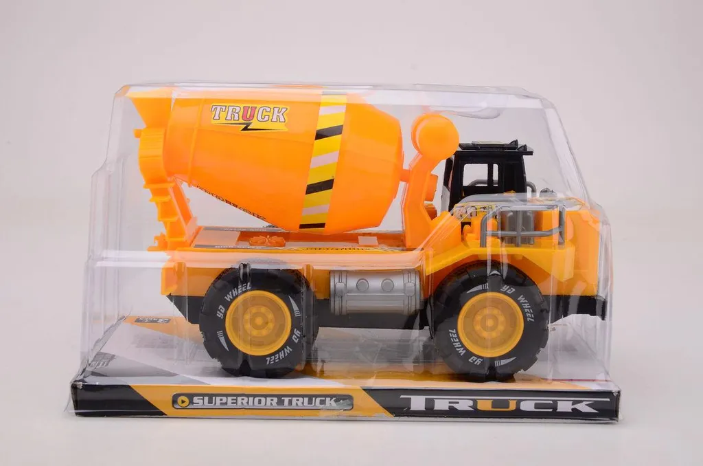 Camion de Chantier Bétonnière pour Enfant Jouet Éducatif de 26 cm Long