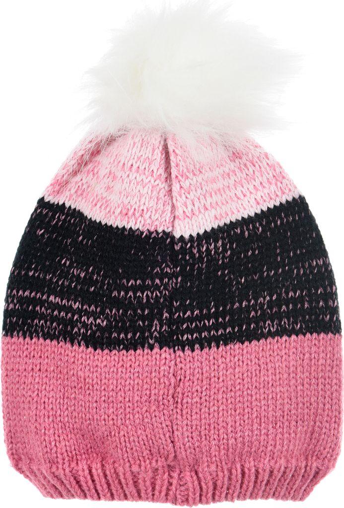Minnie Mouse Kinder Mädchen Winter-Mütze Bommelmütze , Farbe:Rosa, Größe:54