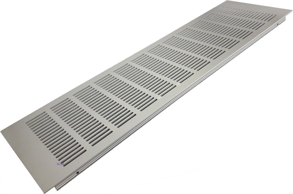 Lüftungsgitter LG-5015 AA - Alu F1 500 x 150 mm Stegblech Abluftgitter Türgitter