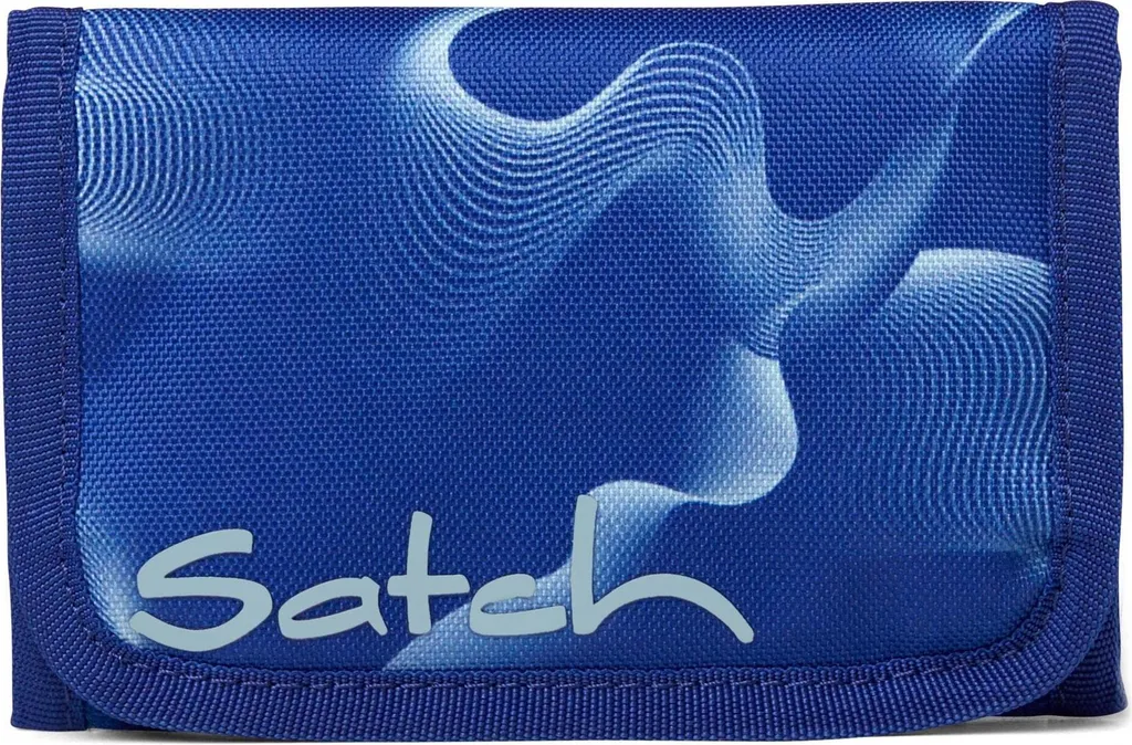 Satch Accessori Portafoglio Blu Vivo 13cm - Portamonete Robusto per Ragazzi