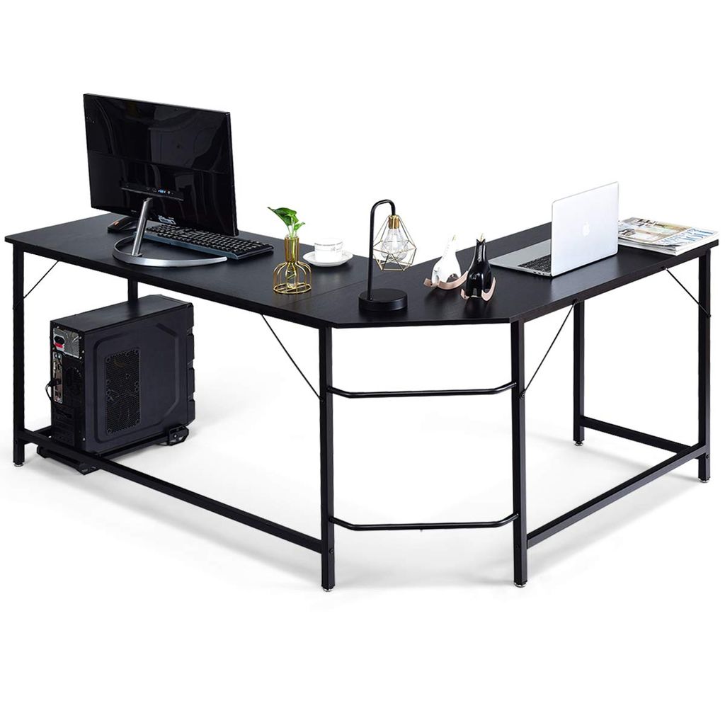 L-Form-Eckschreibtisch Eckschreibtisch Computer Schreibtisch Winkel Büro Tisch 
