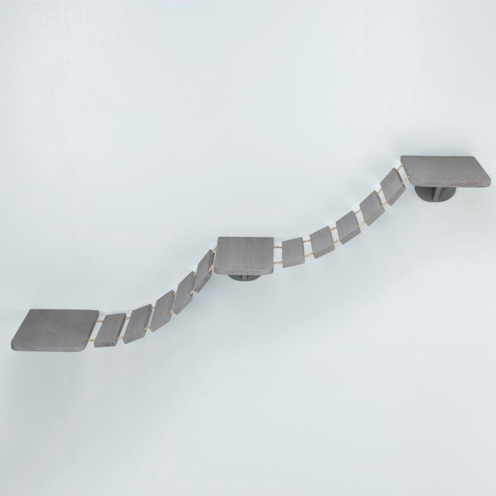 TRIXIE Wandmontierte Katzenkletterleiter 150 x 30 cm Taupe Produktbild 4