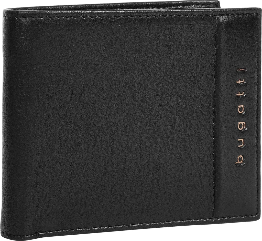 bugatti Nome Wallet : Fini les Portefeuilles Encombrants avec ce Cuir Noir - 11