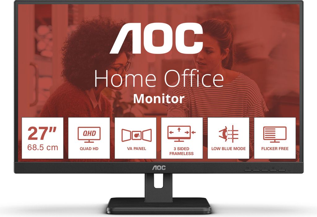AOC 68,6cm (27")  Q27E3UAM  16:09 HDMI+DP+USB  VA black Produktbild 