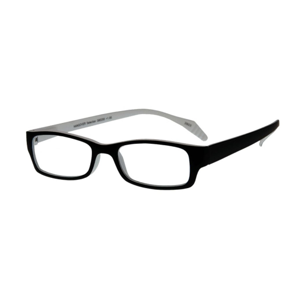 I NEED YOU Lesebrille HANGOVER Selection, schwarz-weiß, +3.00 dpt.
