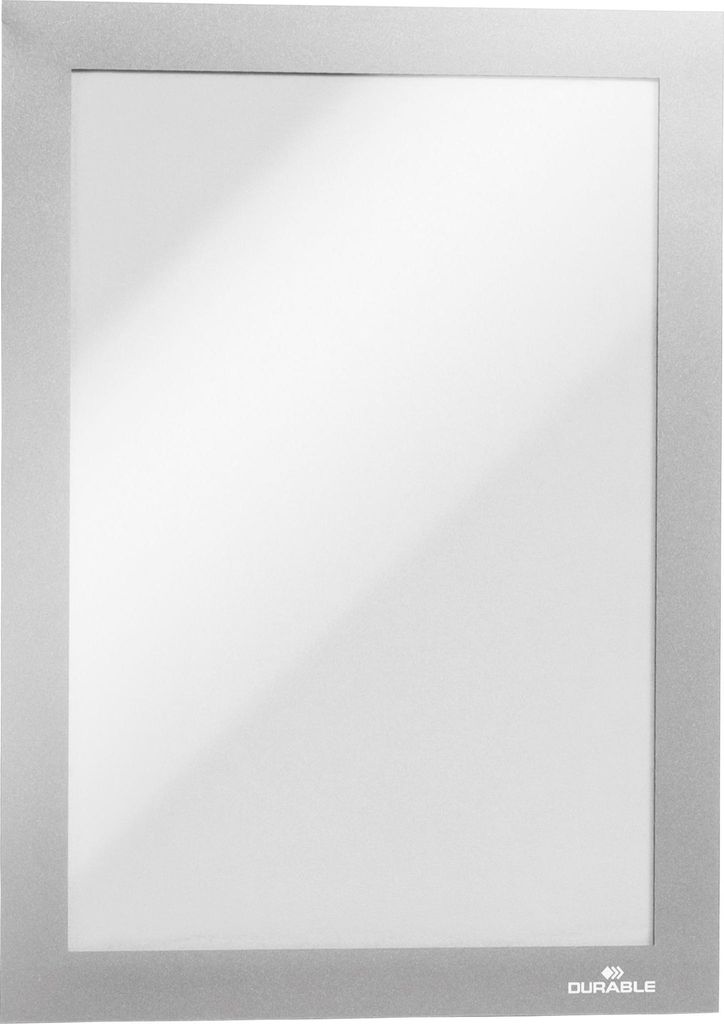 DURABLE Info-Rahmen DURAFRAME® A5 2 St., 487123 silber Produktbild 