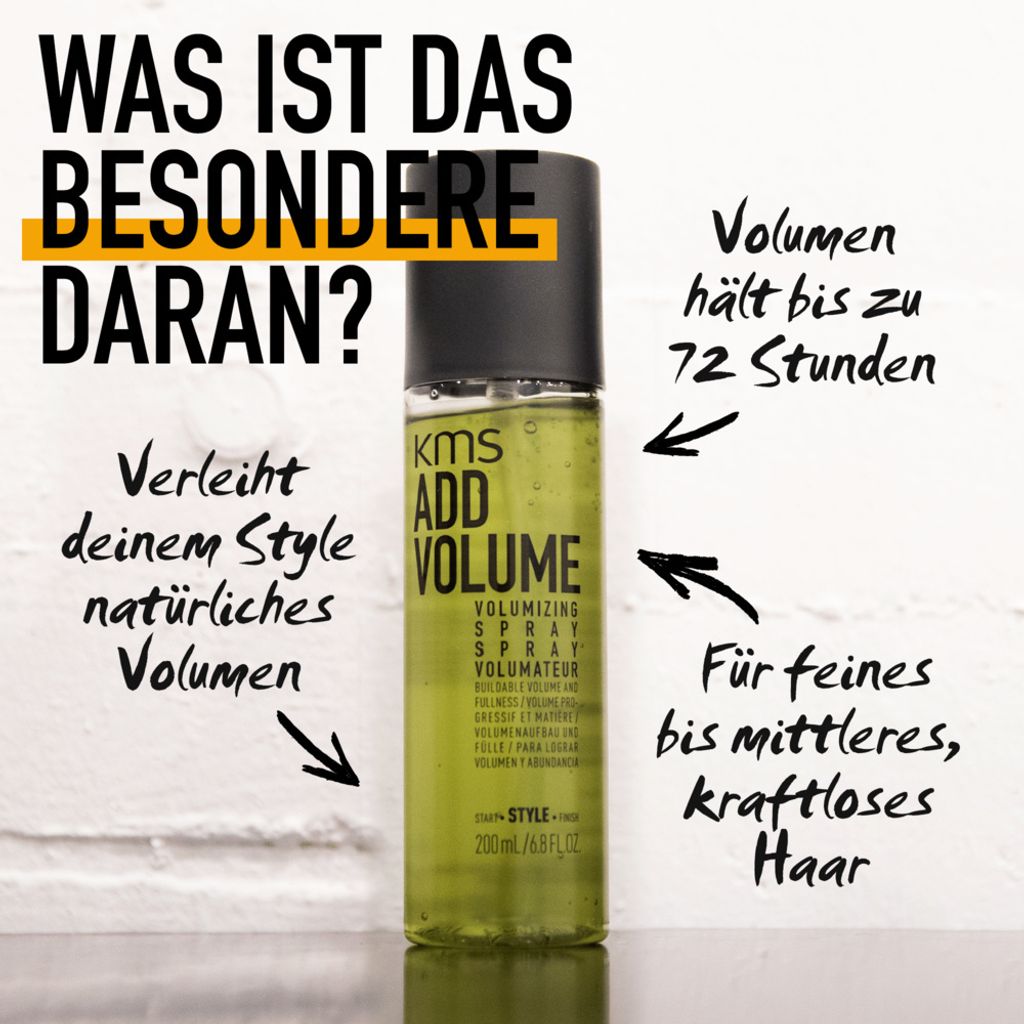 KMS Addvolume Volumizing Spray 200 ml Produktbild 5
