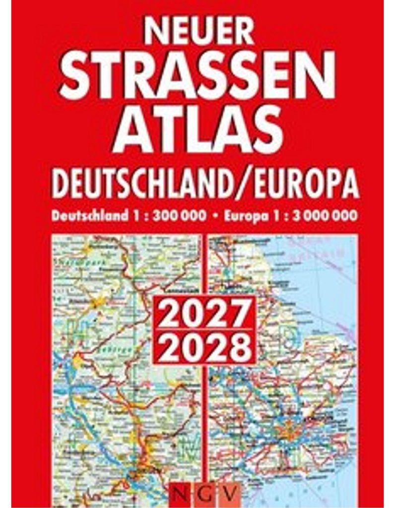 Nouvel atlas routier Allemagne/Europe 2027/2028 : Allemagne Image du produit 