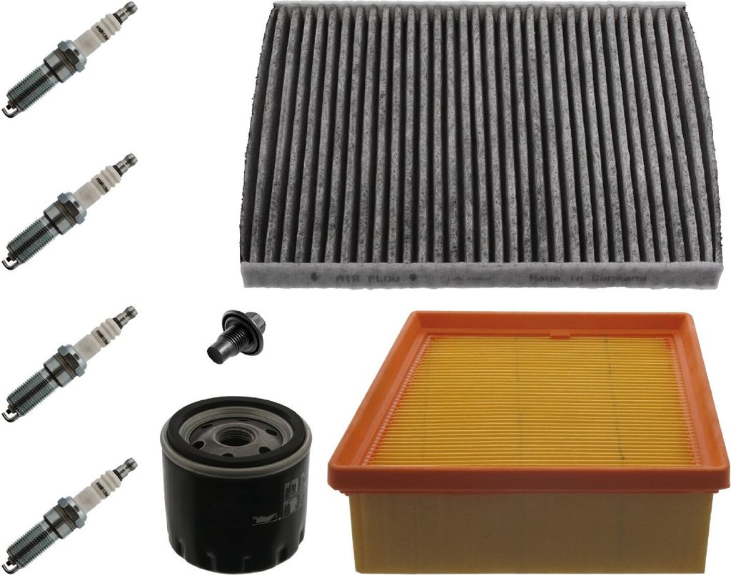 FEBI BILSTEIN Inspektionspaket Filterset für FORD Fiesta Mk6 Schrägheck (JA8, JR8) Fiesta Mk6 Kastenwagen