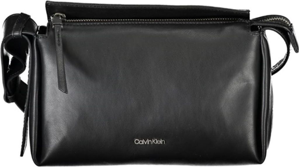 Stilvolle Damenschultertasche Schwarz aus recyceltem Produktbild 