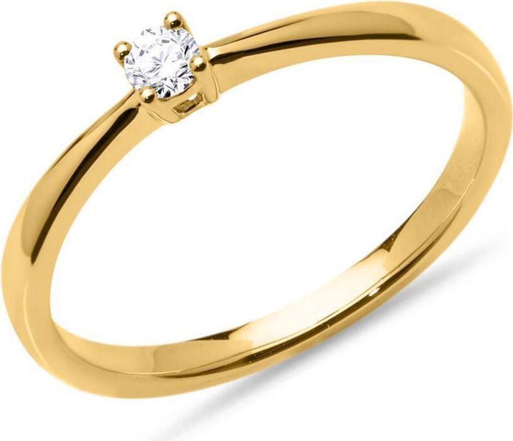 Filigraner Verlobungsring Diamant 0,1 ct. VR0132 (Größe: 56mm)