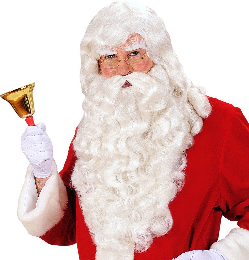 Santa Claus Weihnachtsmann Perücke, Bart, Augenbrauen Produktbild 5