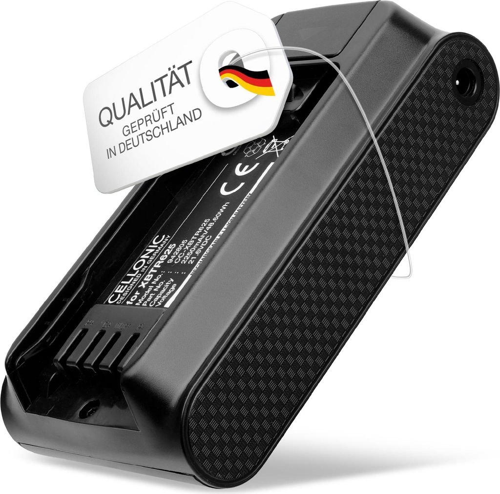CELLONIC Akku kompatibel mit Shark Cordless Detect Pro IW3110C IW3111C IW3120C IW3511 2250mAh