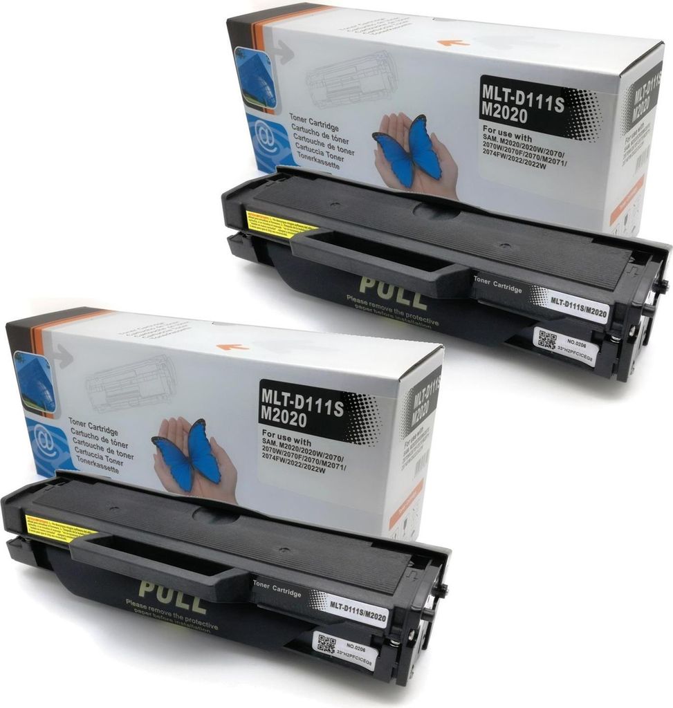 2x Toner für Samsung MLT-D111S