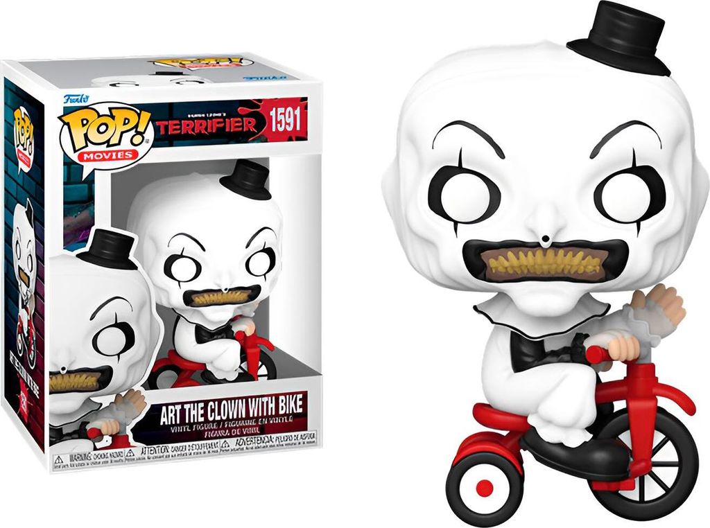 FUNKO POP! - Movie - Terrifier Art The Clown with Bike #1591