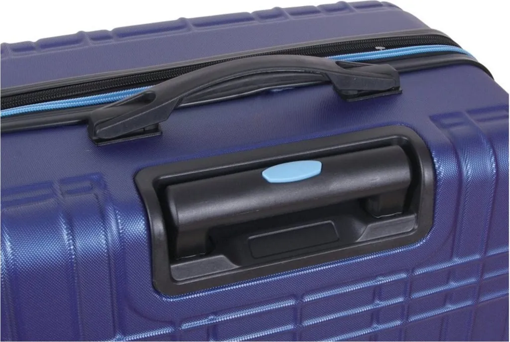 Valise Dielle 13070BL Robuste et Légère - Bagage Bleu avec Serrure Code