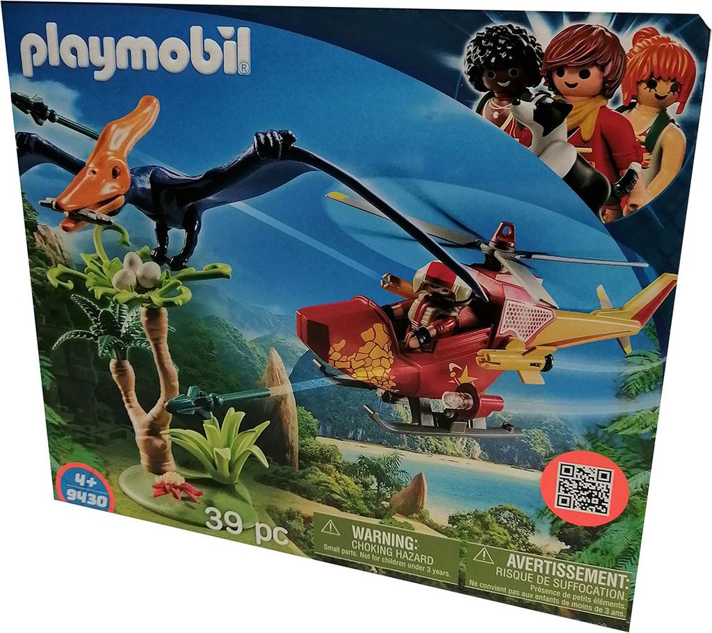 PLAYMOBIL 9430 Elicottero con dinosauro volante Immagine del prodotto 