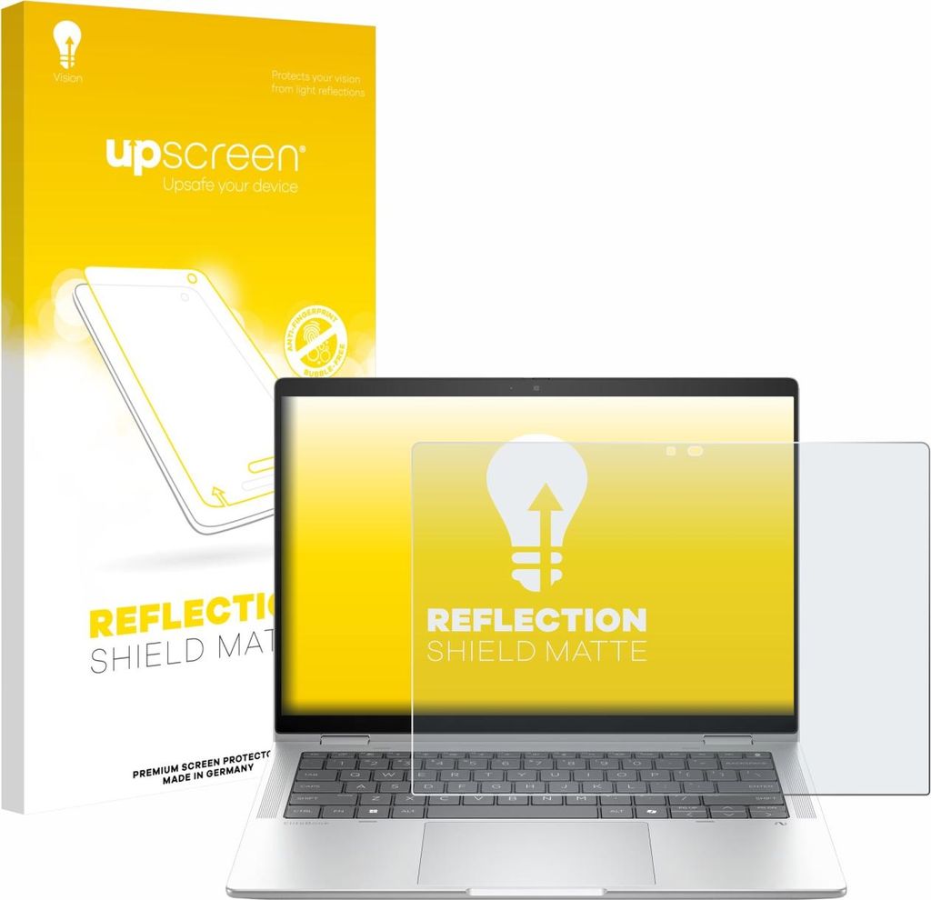 upscreen Schutzfolie für HP EliteBook X Flip G1i 14" Displayschutz Displayschutzfolie Folie Matt Entspiegelungsfolie
