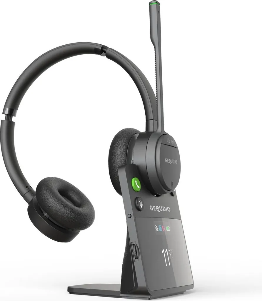 Casque DECT GEQUDIO GC-4 : fini les coupures entre PC et smartphone