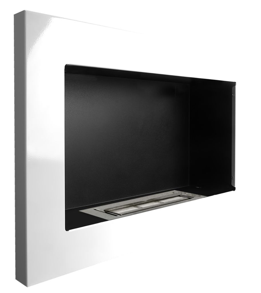 Gel- und Wand - Ethanol - Kamin, Weiß Hochglanz, 65cm Produktbild 4