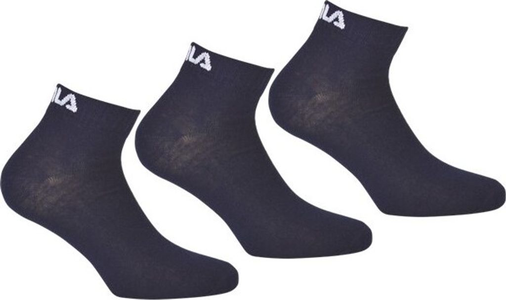 FILA Uni Training Quarter Socken 3 Paar Navy