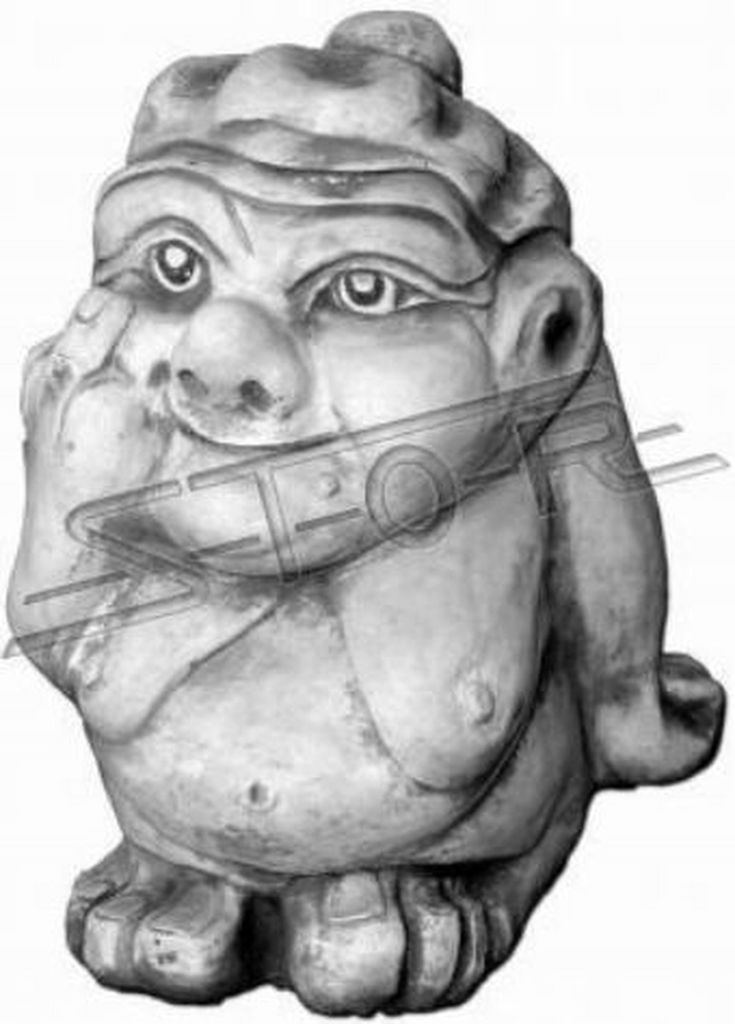 Troll 36cm Skulptur Design Figur Statue Garten Figuren Statuen Skulpturen 101009