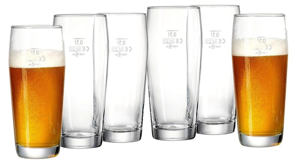 Ritzenhoff & Breker Biergläser-Set Willibecher | 6-teilig | 500 ml | geeicht