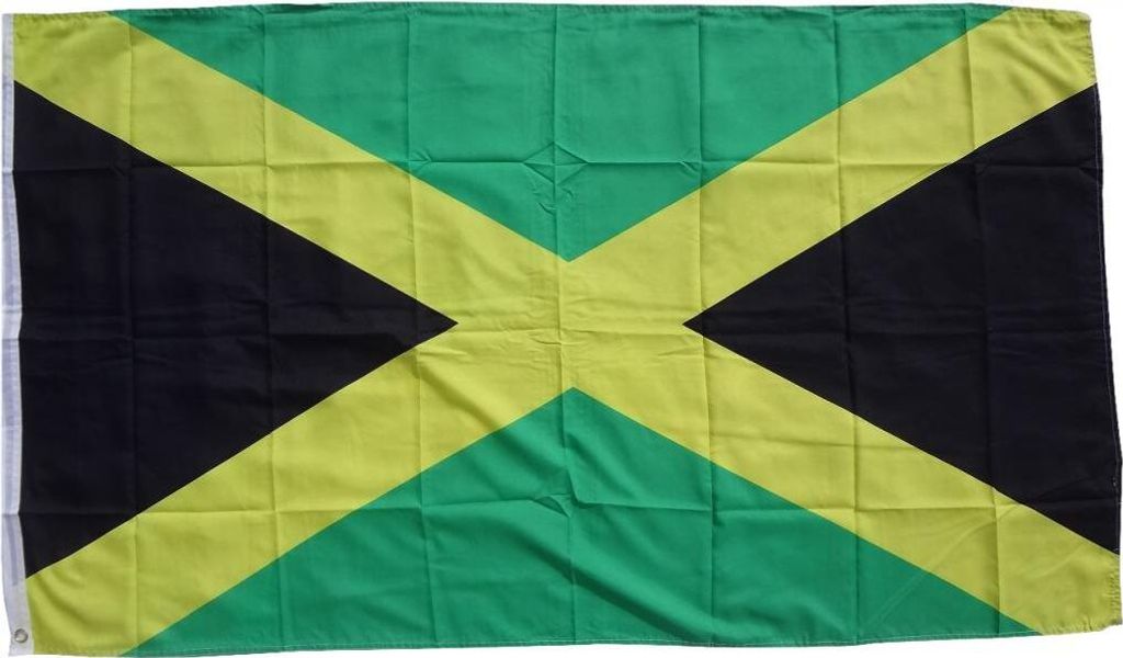 Vlajka Jamaica 90 x 150 cm vlajka s 2 očkami 100g/m² Obrázok produktu 