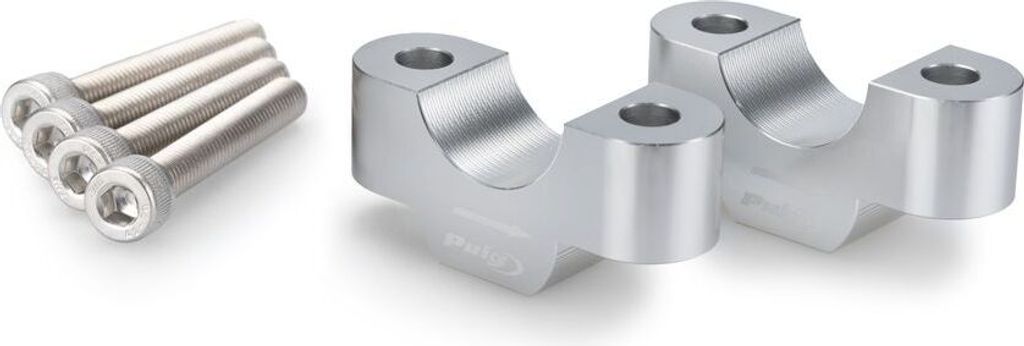 PUIG 21486P Lenkererhöhungen passend fuer BMW S1000 XR Silber