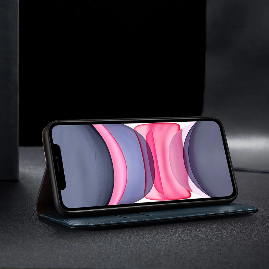 UEEBAI Custodia per iPhone 11 da 6,1 pollici, in pelle PU con