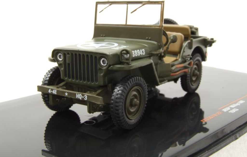 Ixo Models CLC567 Willys MB Jeep US-Army 1943 olivgrün 1:43