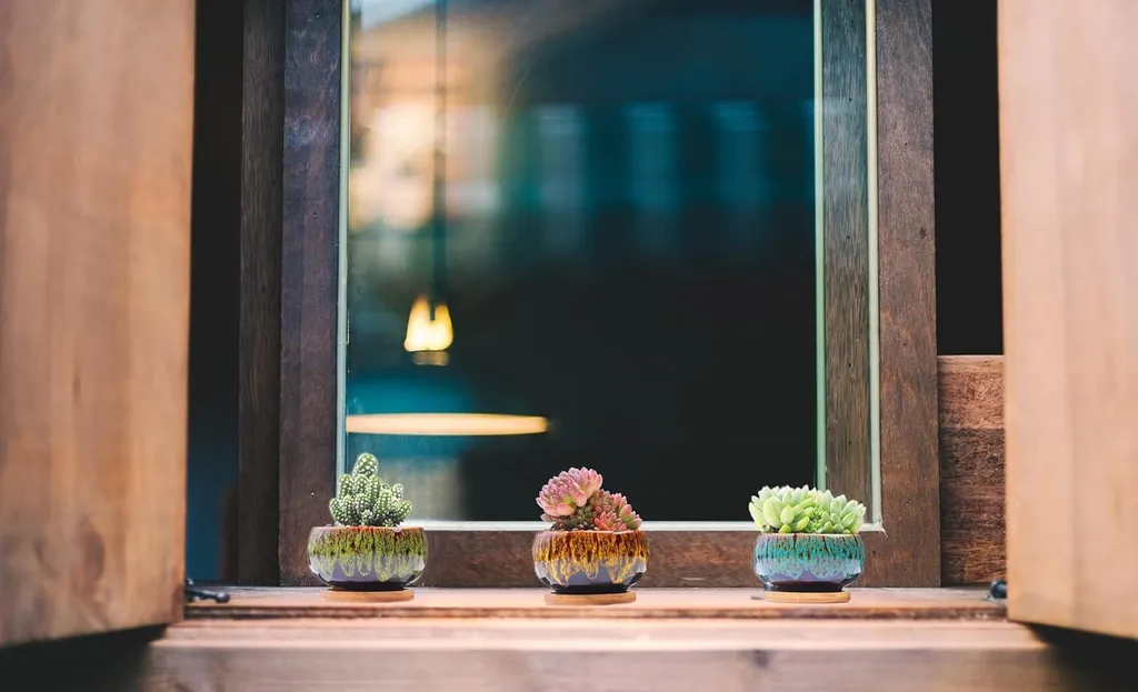 Set de 5 pots déco pour plantes grasses, idéal bureau et étagère