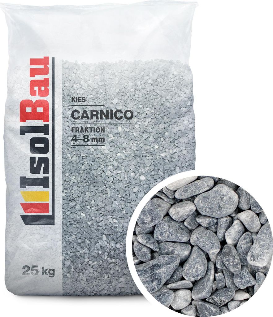 Isolbau - Zierkies 25 kg - Marmorkies 4-8 mm - Deko-Steine Produktbild 