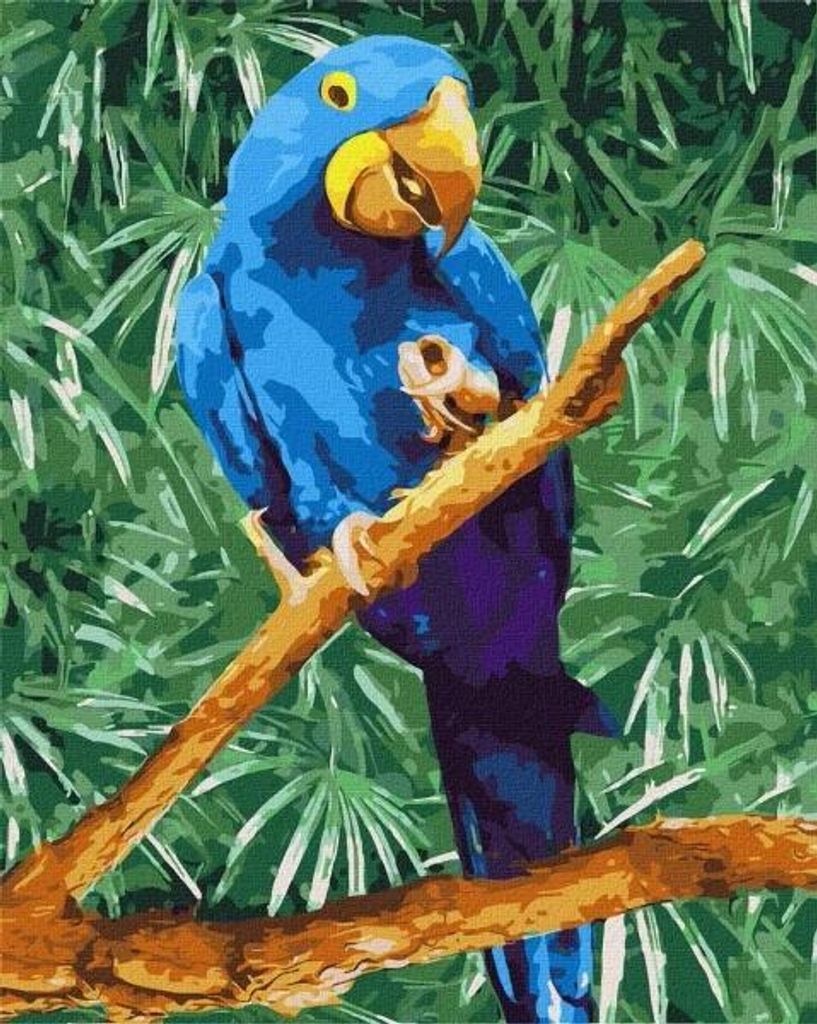 Malen nach Zahlen – Blaues Wunder 40 x 50 cm – Ideyka
