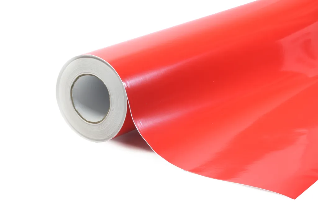 Rivestimento Vinilico Rosso 122cm x 15m | Pellicola Interno/Esterno