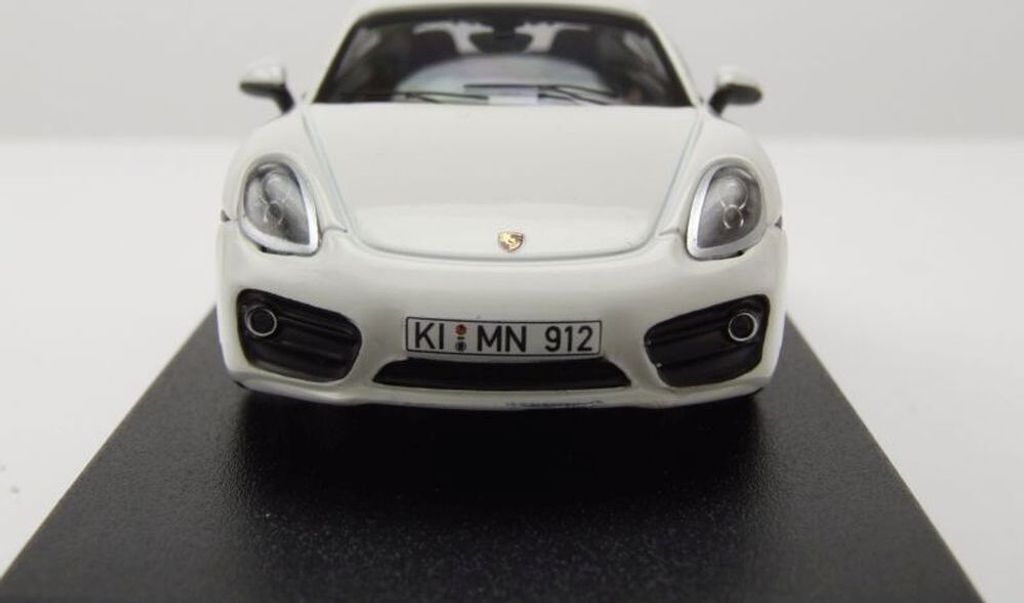 Norev 750037 Porsche Cayman S weiss 2013 Maßstab 1:43 Produktbild 6
