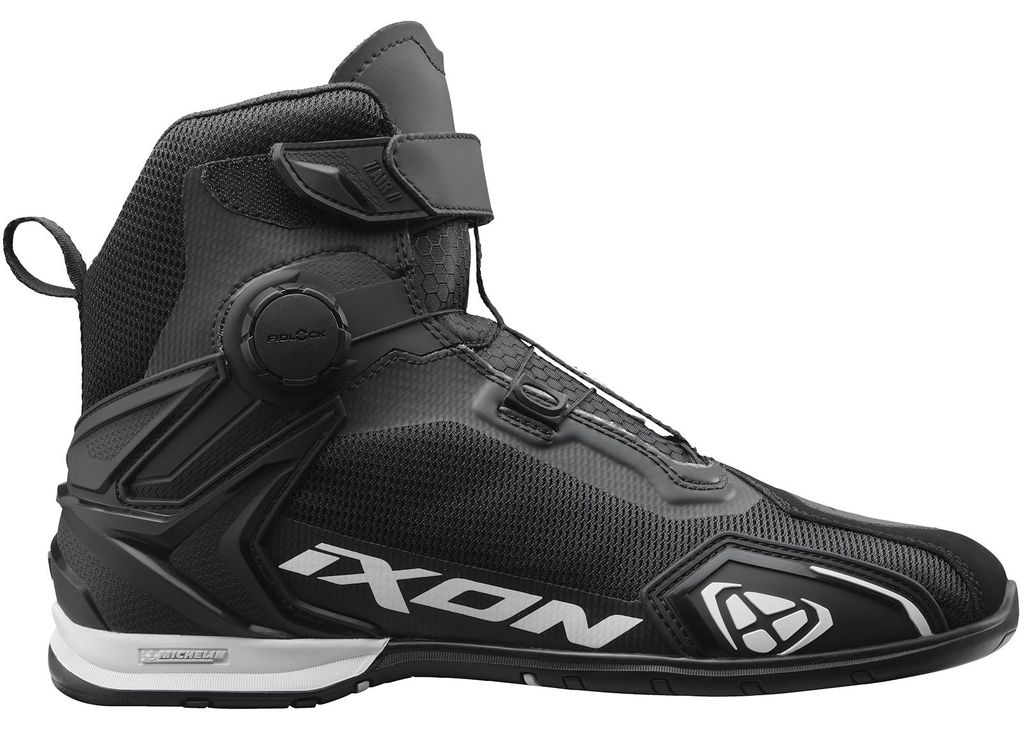 Ixon Bull 2 Air Motorradschuhe Schwarz / Weiß 42