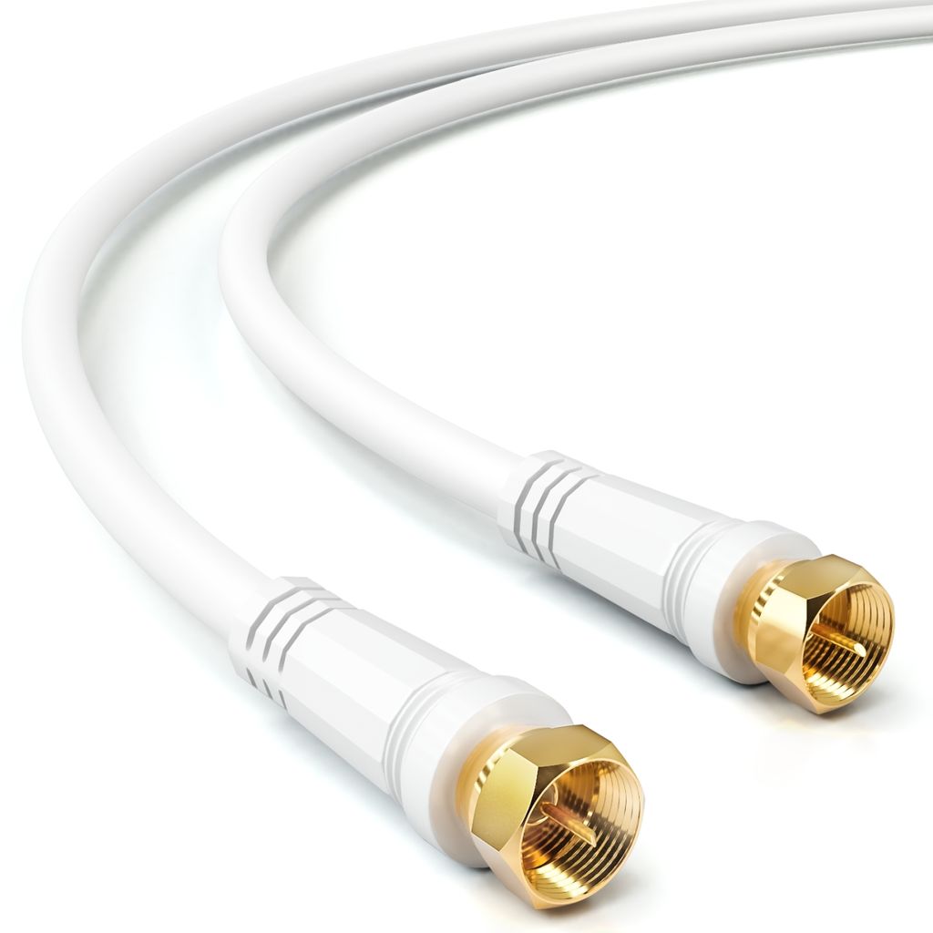 DVB-C Kabel 1,5m weiß 