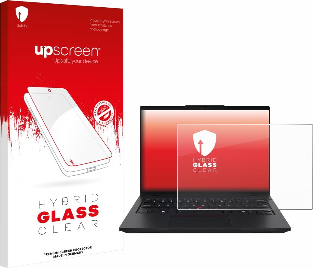 upscreen Schutzglas für Lenovo ThinkPad L14 Gen 6 Schutzfolie Panzer Folie Glas Display Schutz klar