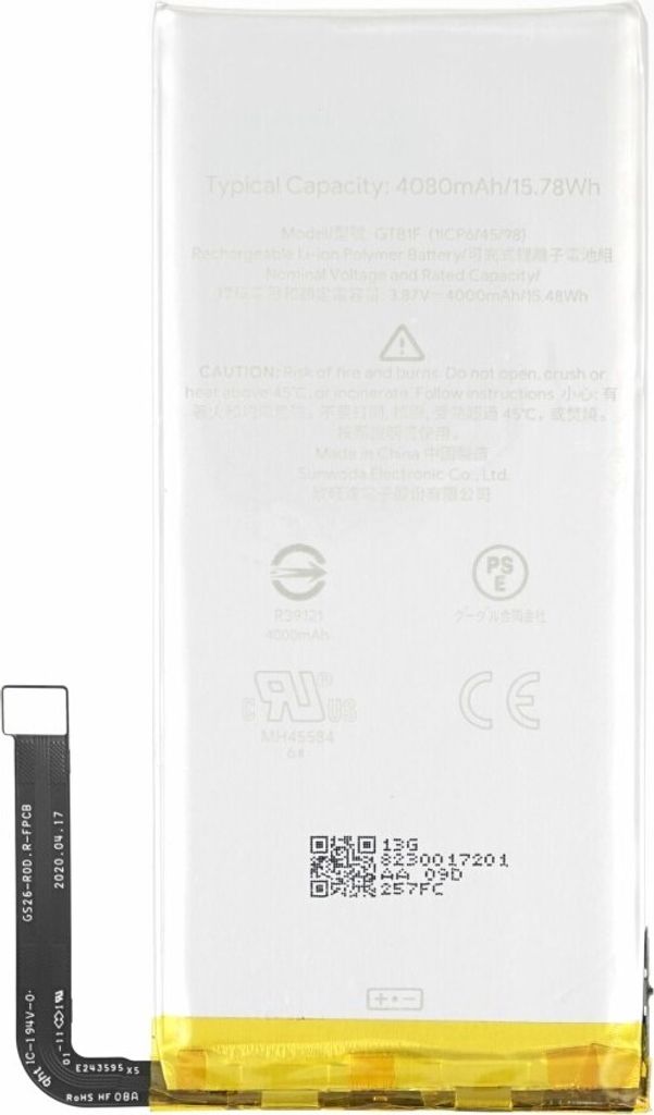 Original Google Pixel 5 Akku Batterie Battery 4080 mAh - Produktbild 1