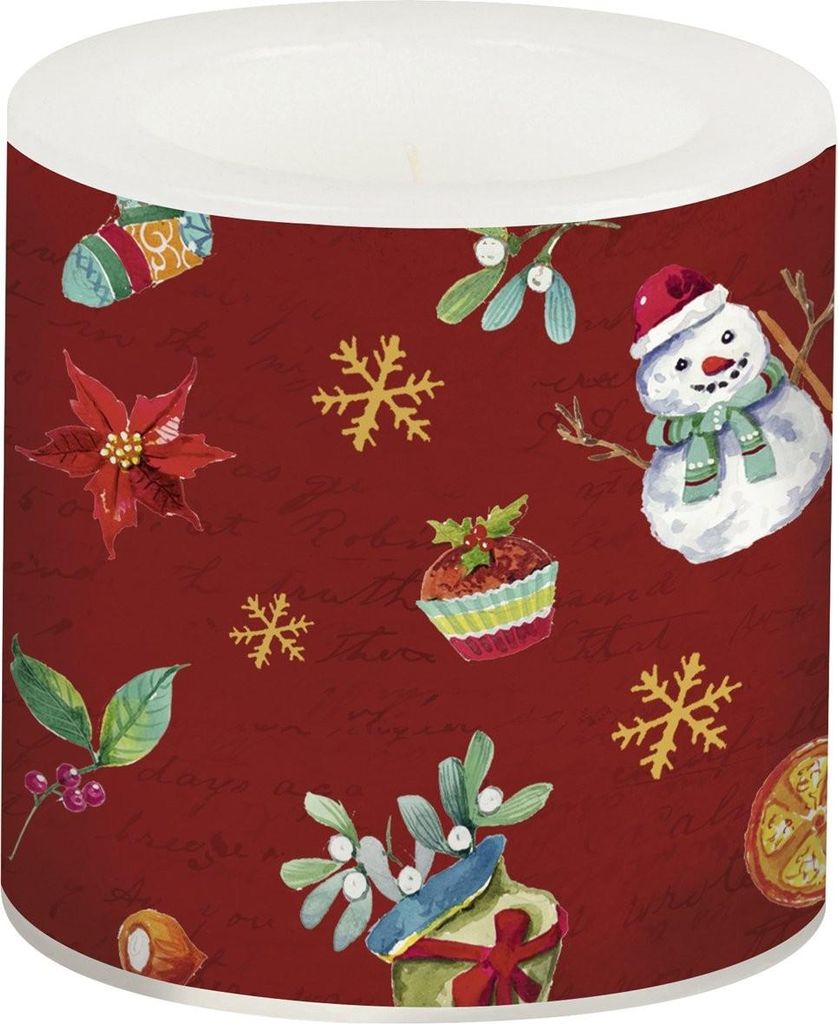 Windlicht-Kerze "Nussknacker" von ihr - Weihnachten Weihnachtsdekoration