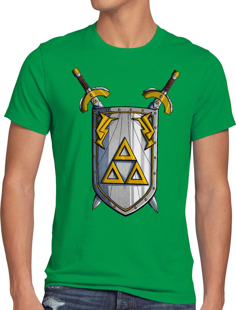 style3 Link to the Past Schwert Herren T-Shirt hyrule snes nes