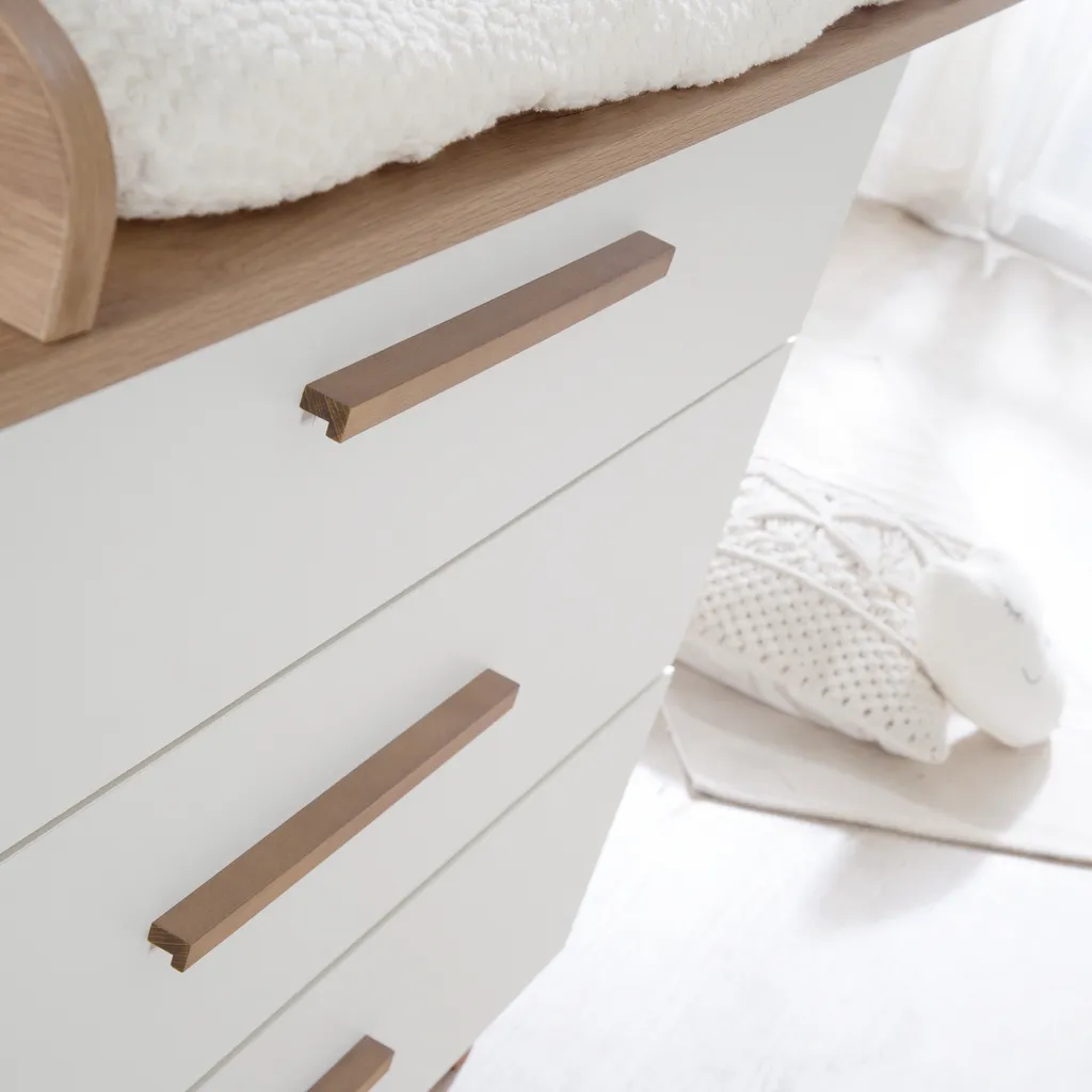 Commode à langer Ole roba : solution de rangement stable avec matelas - 13